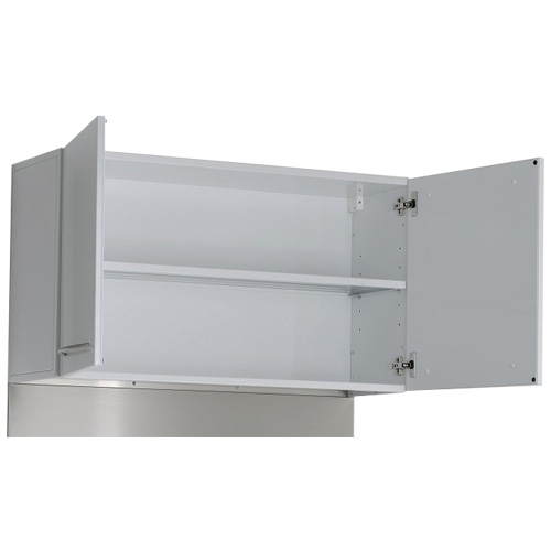 1000mm Commercial Eyeline Silver Mini Kitchen With Wall Cupboards 1000mm Commercial Eyeline Silver Mini, Thin Wall Cabinet Kitchen