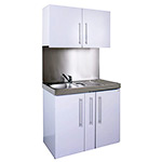 Bronze Eyeline 1200mm Commercial Mini Kitchen with Wall Cupboards