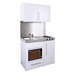 Gold Eyeline 1200mm Mini Kitchen with Wall Cupboards