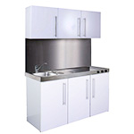 Bronze Eyeline 1500mm Residential Mini Kitchen with Wall Cupboards