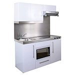 Platinum Eyeline 1500mm Residential Mini Kitchen with Wall Cupboards