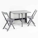 Medium Grey Dining Table and Chair Set